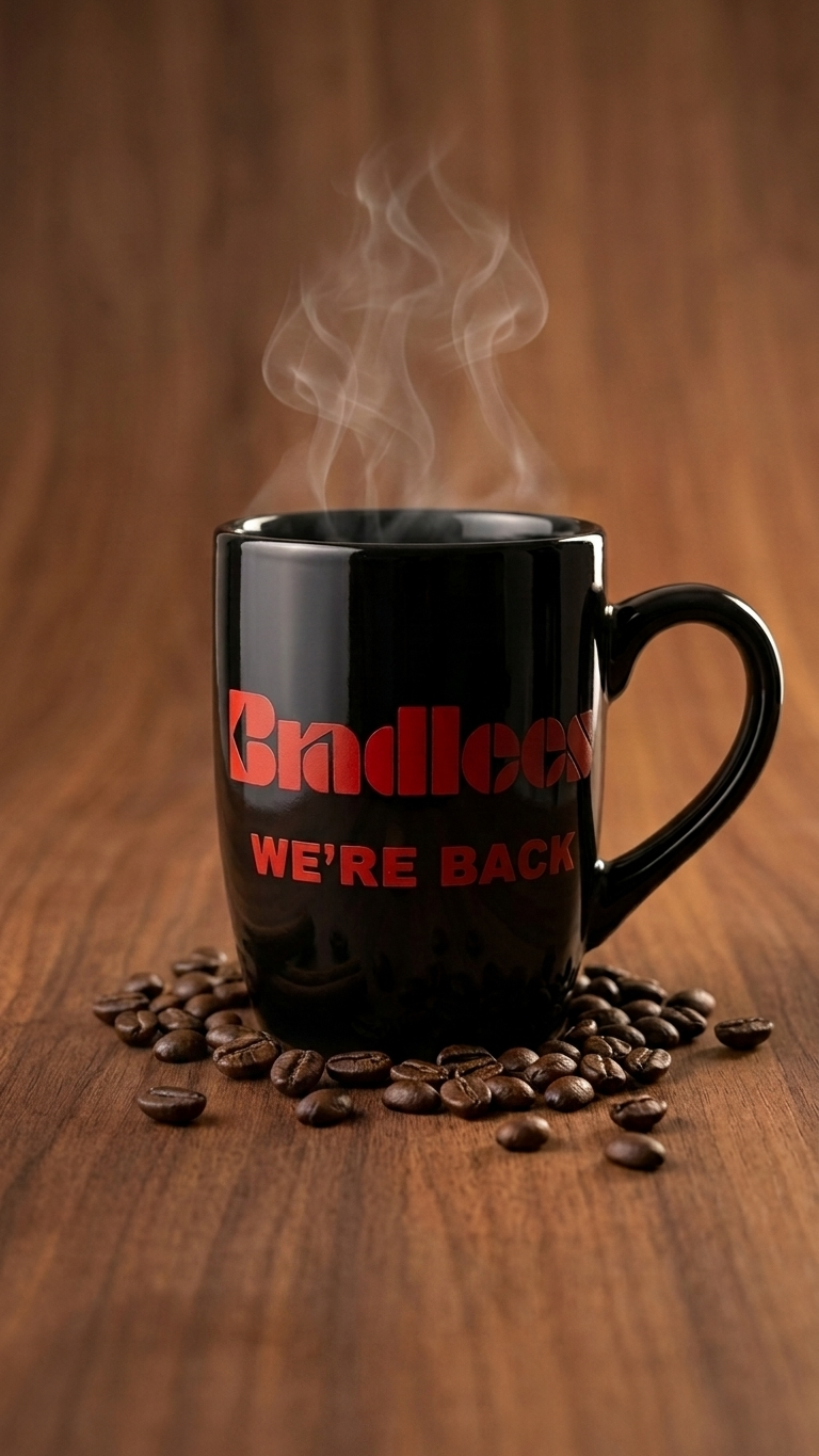 Bradlees We're Back Mug - Black view 3